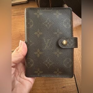🌟LOUIS VUITTON Monogram Agenda PM Day Planner Cover LV Authentic